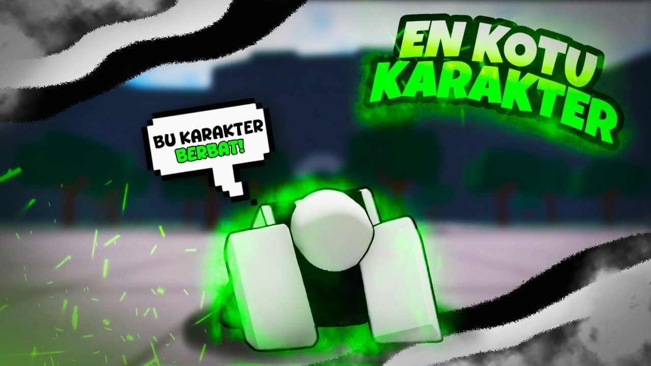 TSB'DE EN KÖTÜ KARAKTERLE OYNADIM! - Roblox The Strongest BattleGrounds Türkçe