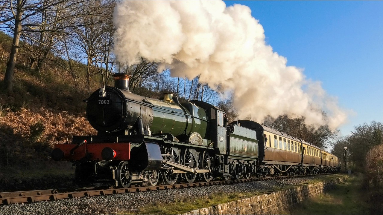 LMS 13268 & GWR 7802 - A Wonderful Winter Gala On The SVR !