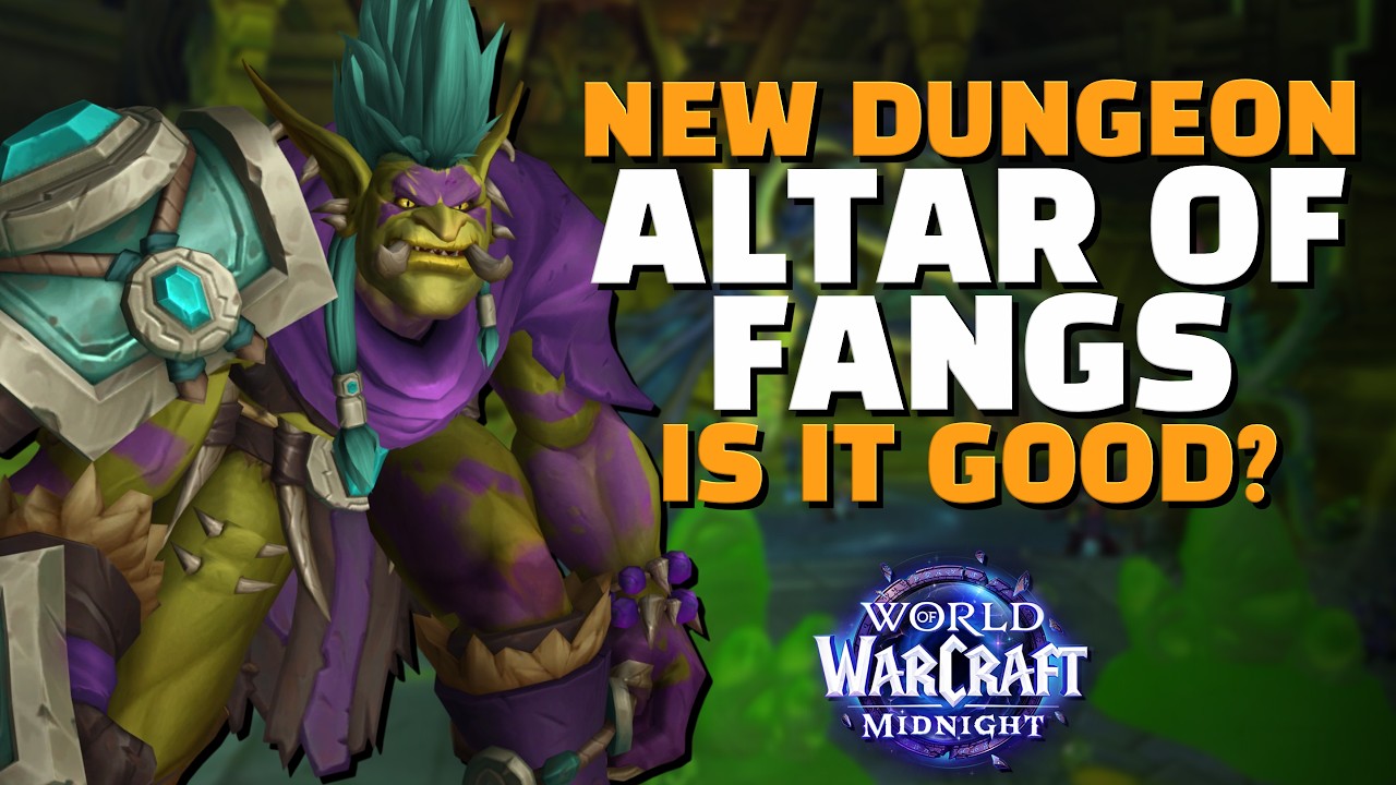 I Tried The New Dungeon Altar Of Fangs | My First Impressions | 12.1 PTR