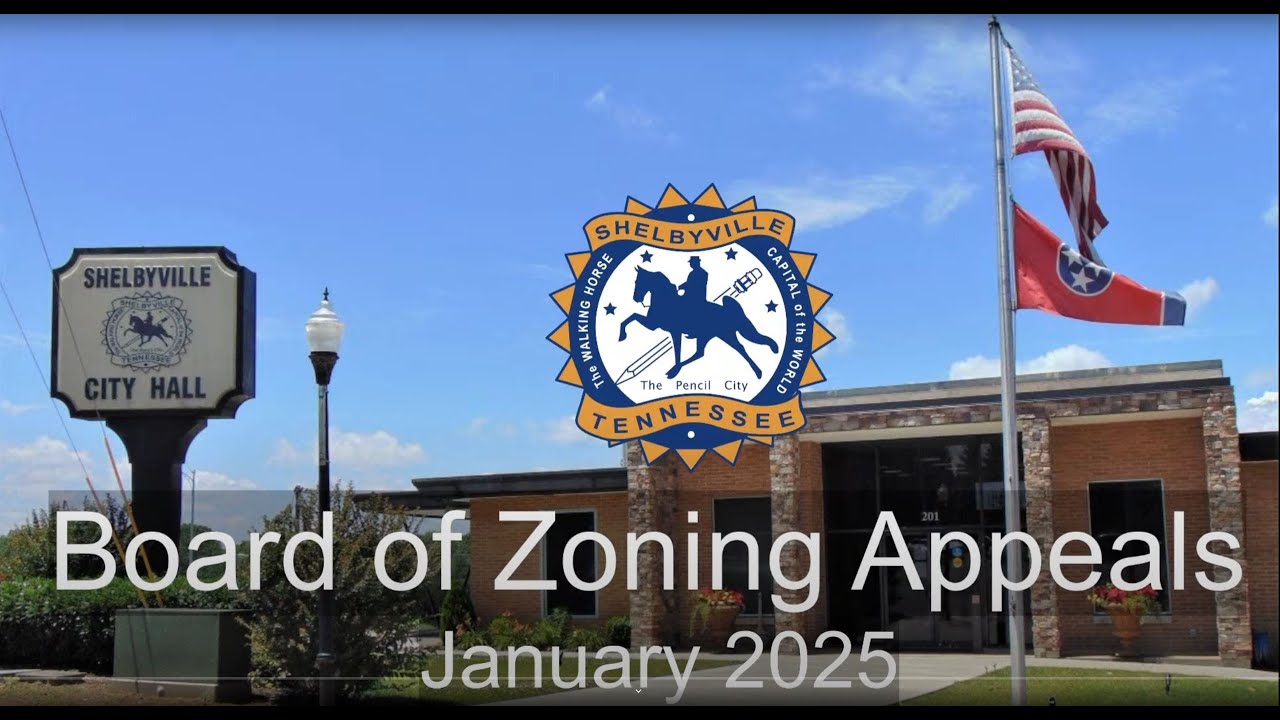 Board of Zoning Appeals - January 2025