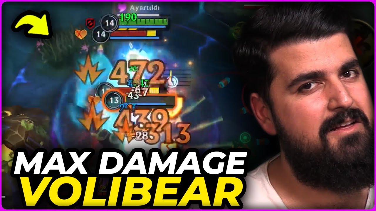 MAX DAMAGE VOLIBEAR BARON KORİDORU! | Dereceli Wild Rift | Togzilla