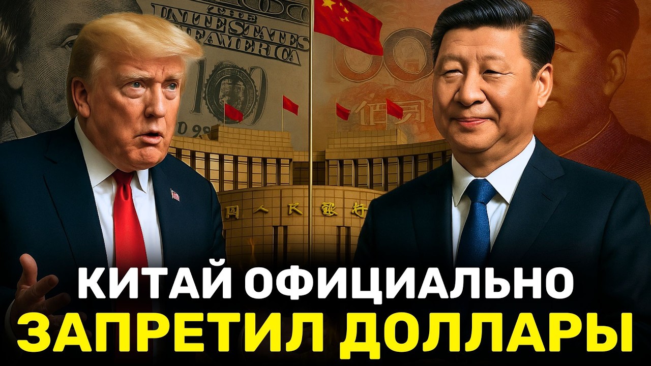 Китай ЗАПРЕТИЛ Банкам Торговать в Долларах и Отказал США снижать Экспорт!