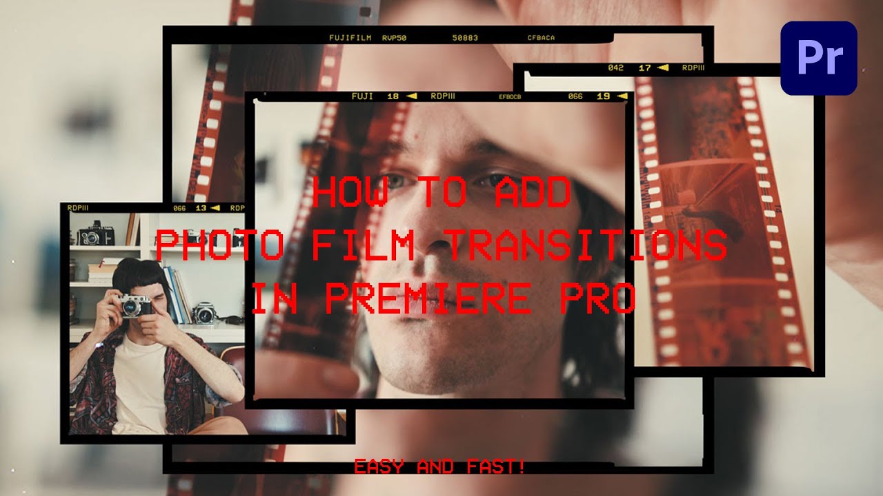 How To Add Photo Film Transitions in Premiere Pro | Premiere Pro Tutorial