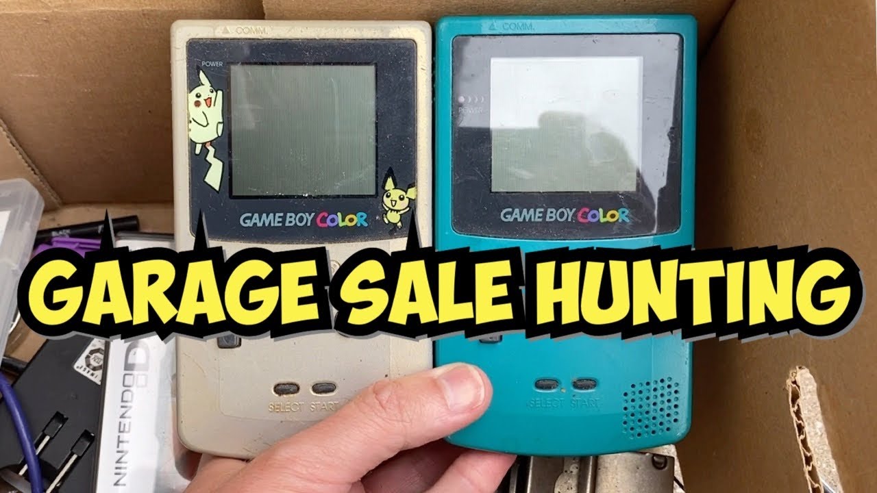 Охота на гаражные распродажи — видеоигры для Gameboy Color, Pokémon, PS3, XBox 360 и Wii, комиксы...