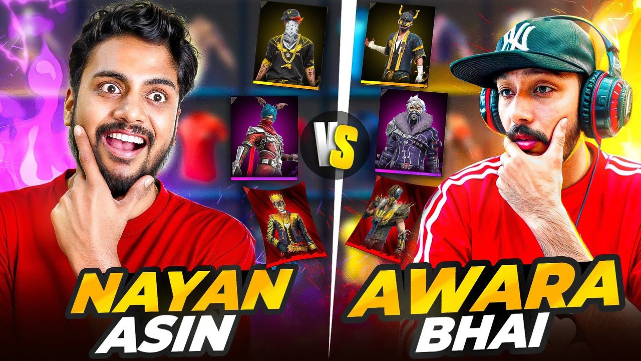 Nayan.Asin Vs Bfa Awara Collection Versus Gone Wrong 😡 4-4 who will win 😱  - Garena Free Fire Max