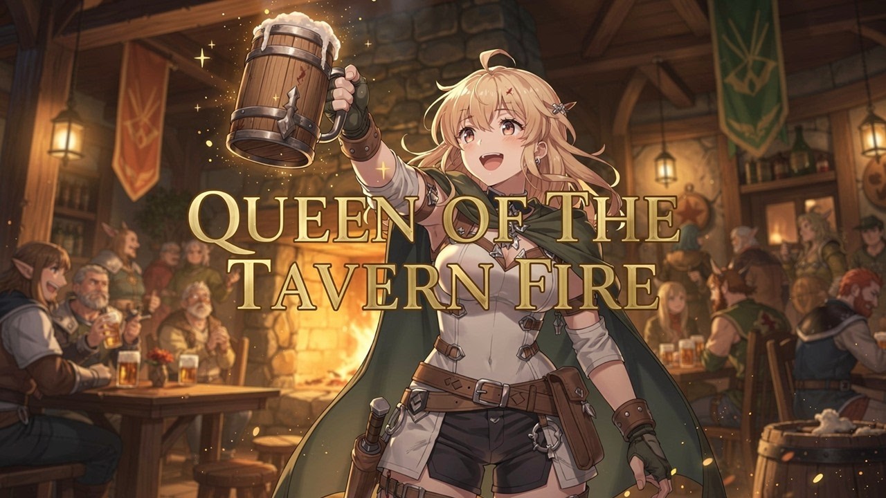 QUEEN OF THE TAVERN FIRE | Tavern Music for RPG & DnD | Medieval Folk Song