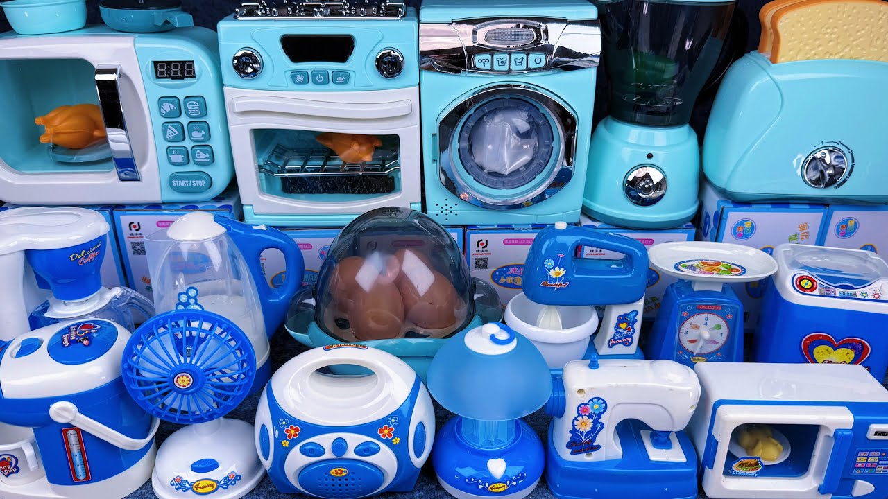 11 Minutes Satisfying with Unboxing Automatic Kitchen Appliance Playset ASMR No Talking｜Review Toys