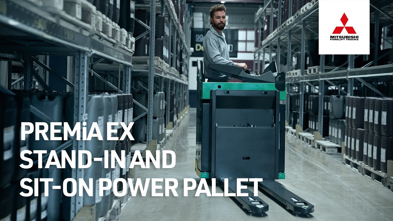 Mitsubishi PREMiA EX Stand-in and Sit-on Power Pallet Trucks