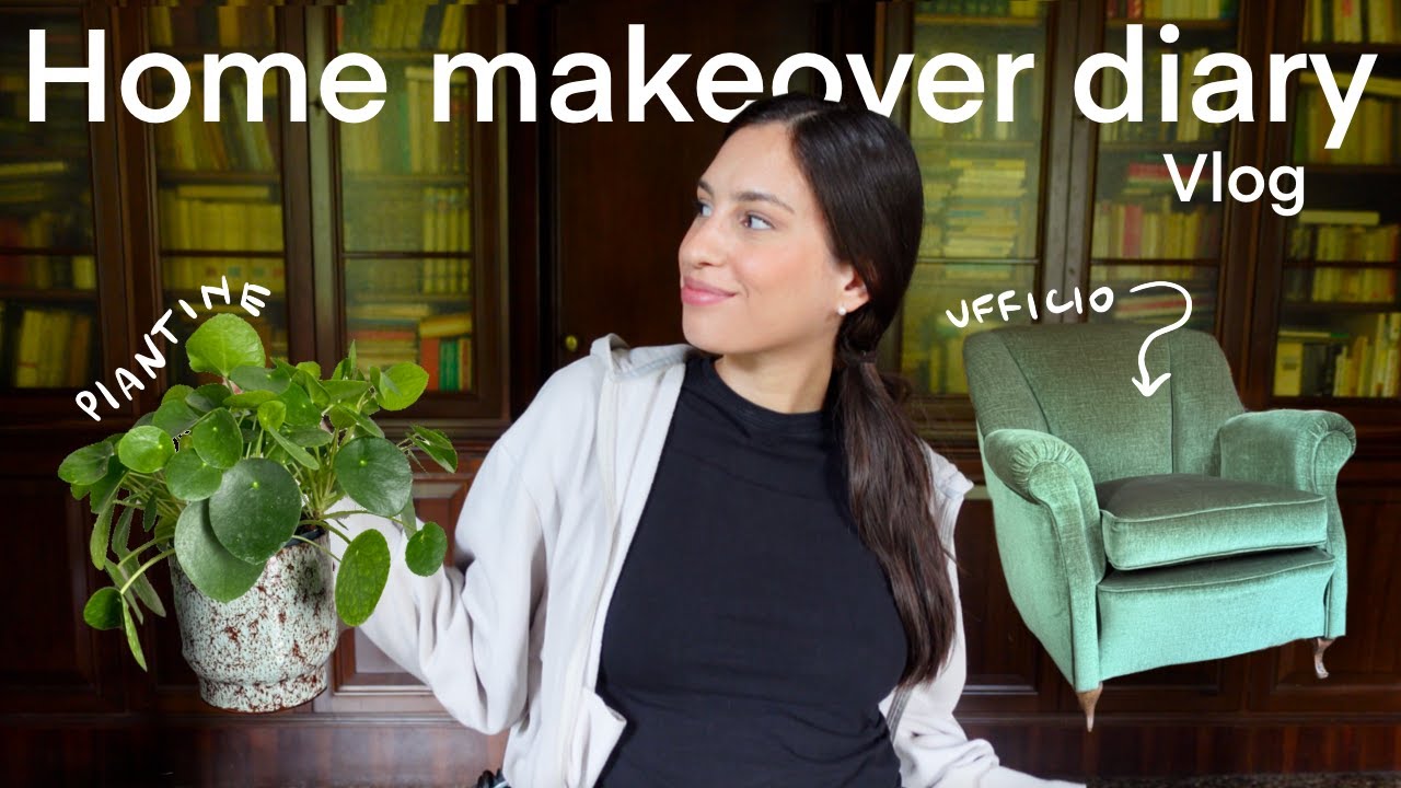 Si torna alla routine + sistemo lo studio | makeover home diary vlog 🪴