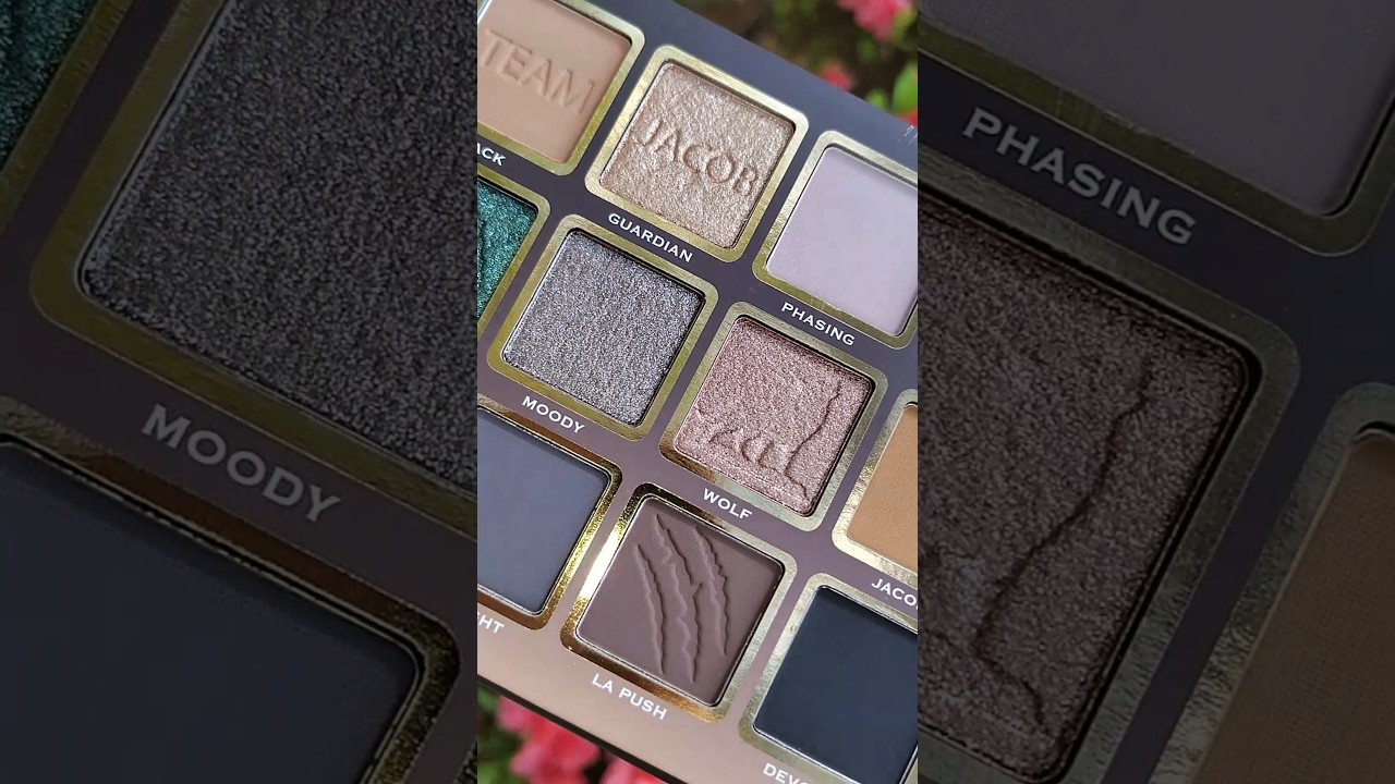 The Jacob Palette from the Glamlite Cosmetics Twilight Collection #TeamJacob