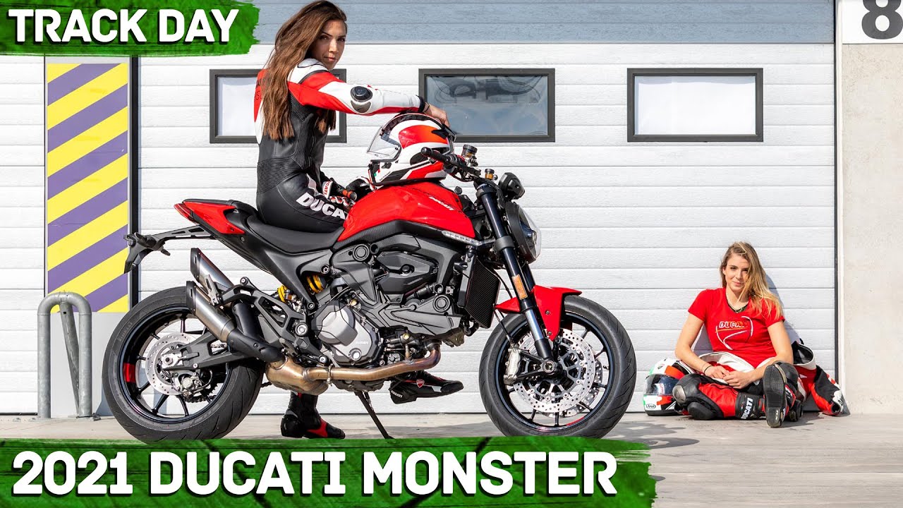 New 2021 Ducati MONSTER - Track Day with girls
