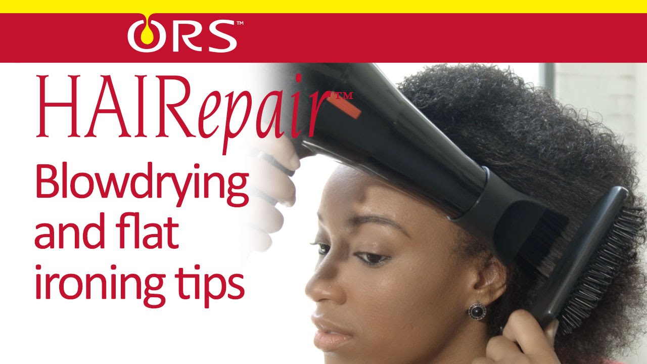 HAIRepair™-Blowdrying and Flat Ironing Tips for Hair Straightening