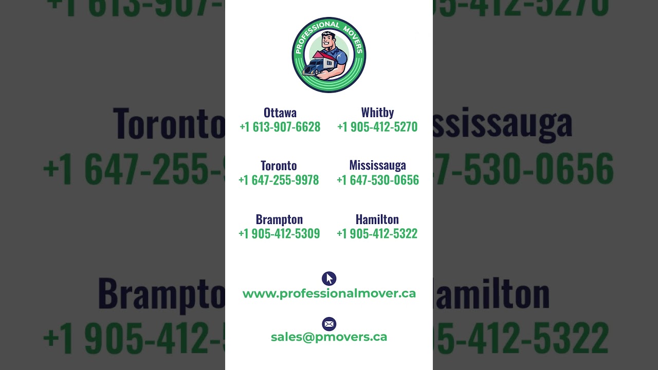 Every Detail Matters |  Professional Movers | CANADA