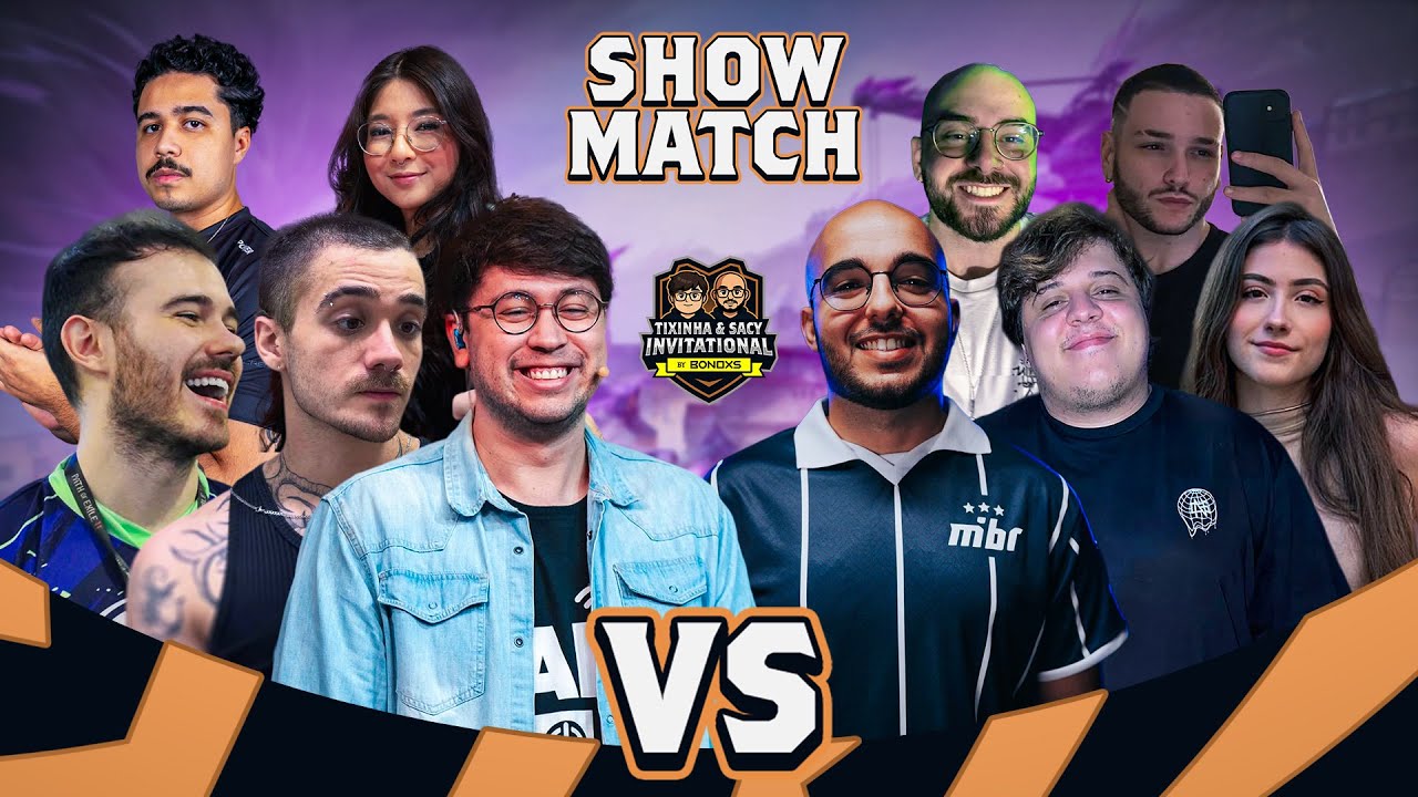 SHOWMATCH: TIXINHA vs SACY | (PARTIDA COMPLETA)