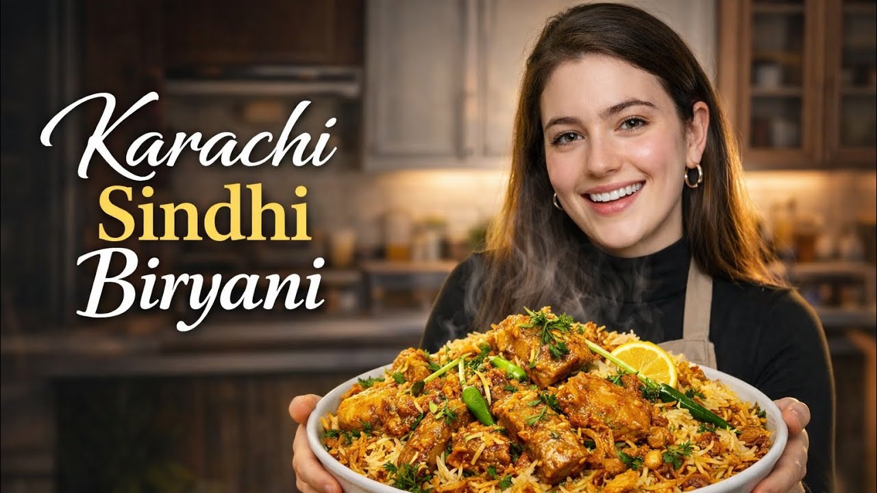 Authentic Karachi Sindhi Biryani Recipe | Street Style Full Cooking