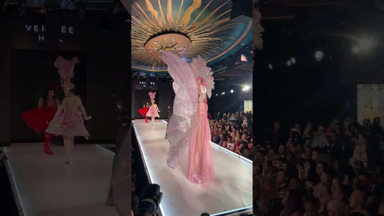 Owning the runway: EPIC Dress Transformation #nyfw  #shorts #butterfly