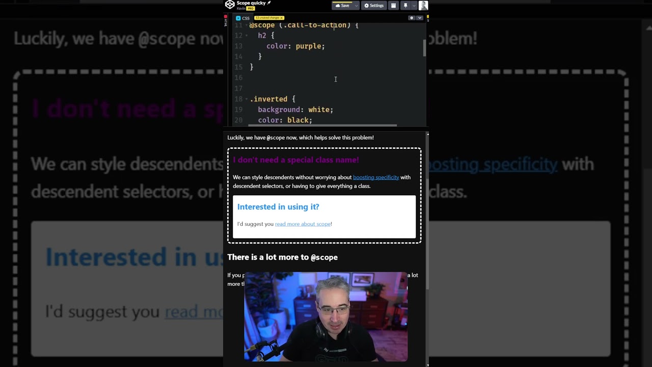 You can scope styles with vanilla CSS now