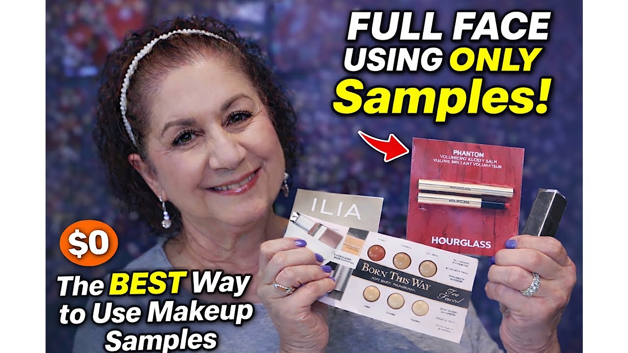 Full Face Of Sample Makeup Products/These Are Amazing And Great For Traveling!