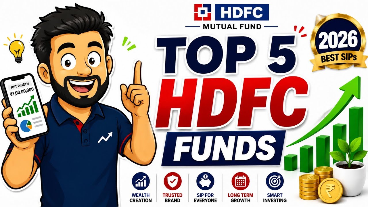 Top 5 HDFC Mutual Funds for Middle Class Families | Best 5 SIP 2026
