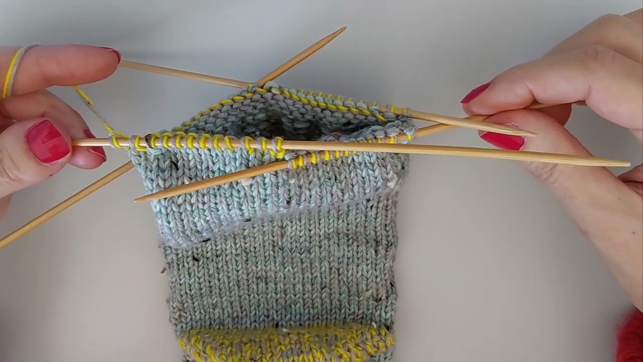 Socken stricken,  Bandspitze #strickanleitung #sockenstricken #sockknitting #sokkestrikk #sokken