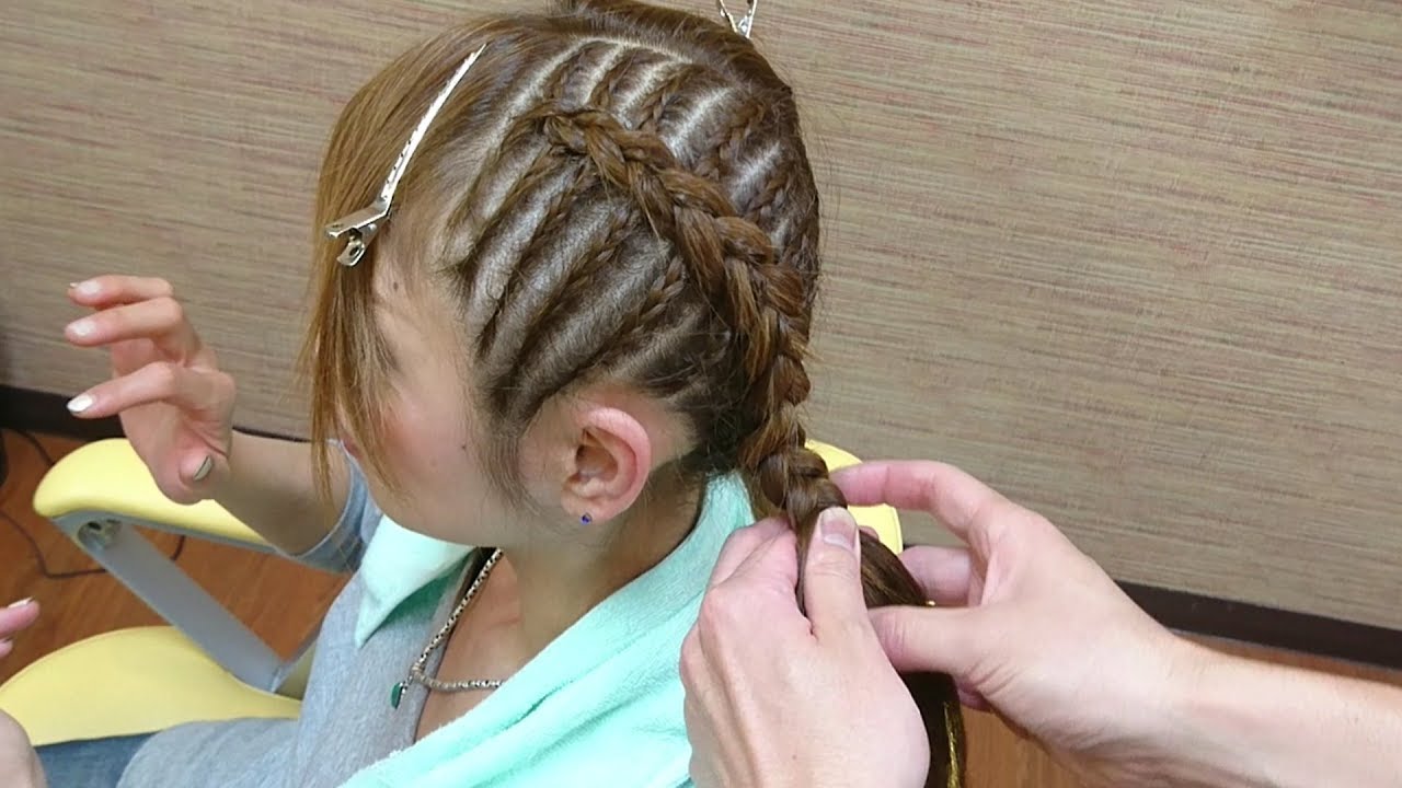 【初心者でも簡単】コーンロウ フィッシュボーン！Fishbone Cornrows For Beginners