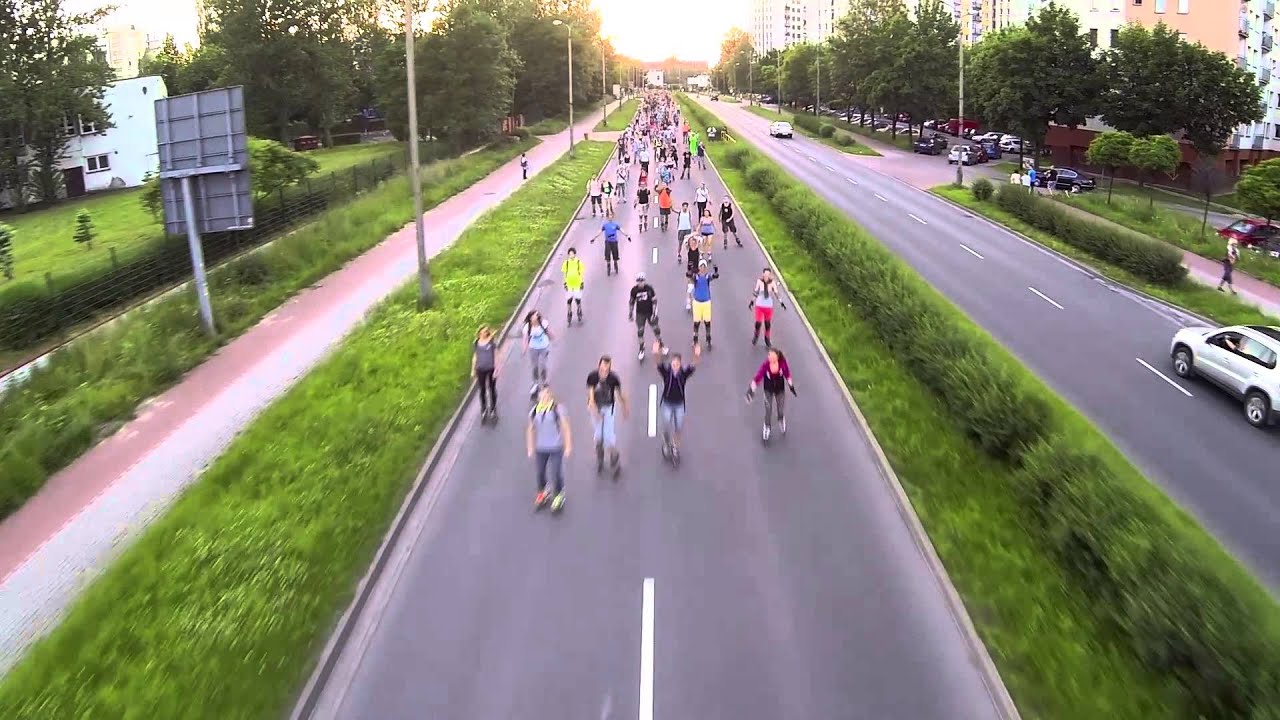 Nightskating Katowice - 07.06.2014r - z powietrza