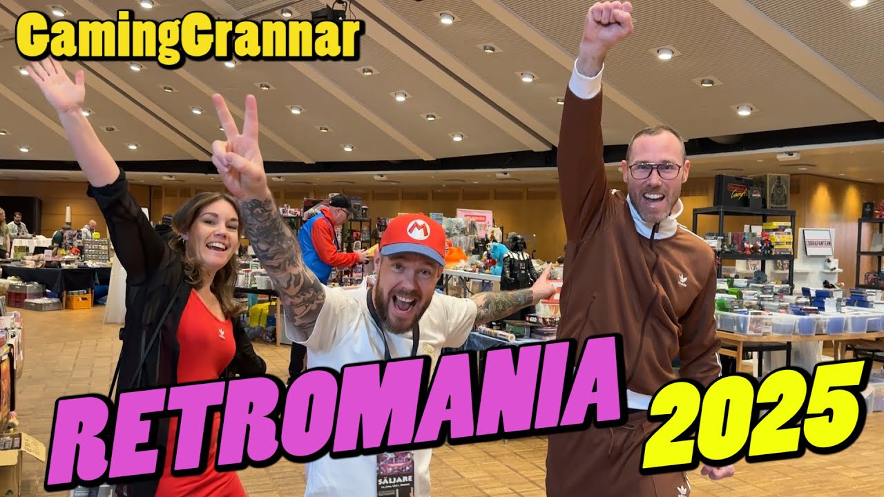 GamingGrannar på RETROMANIA Örebro 2025!  -  Du vill verkligen inte missa slutet!