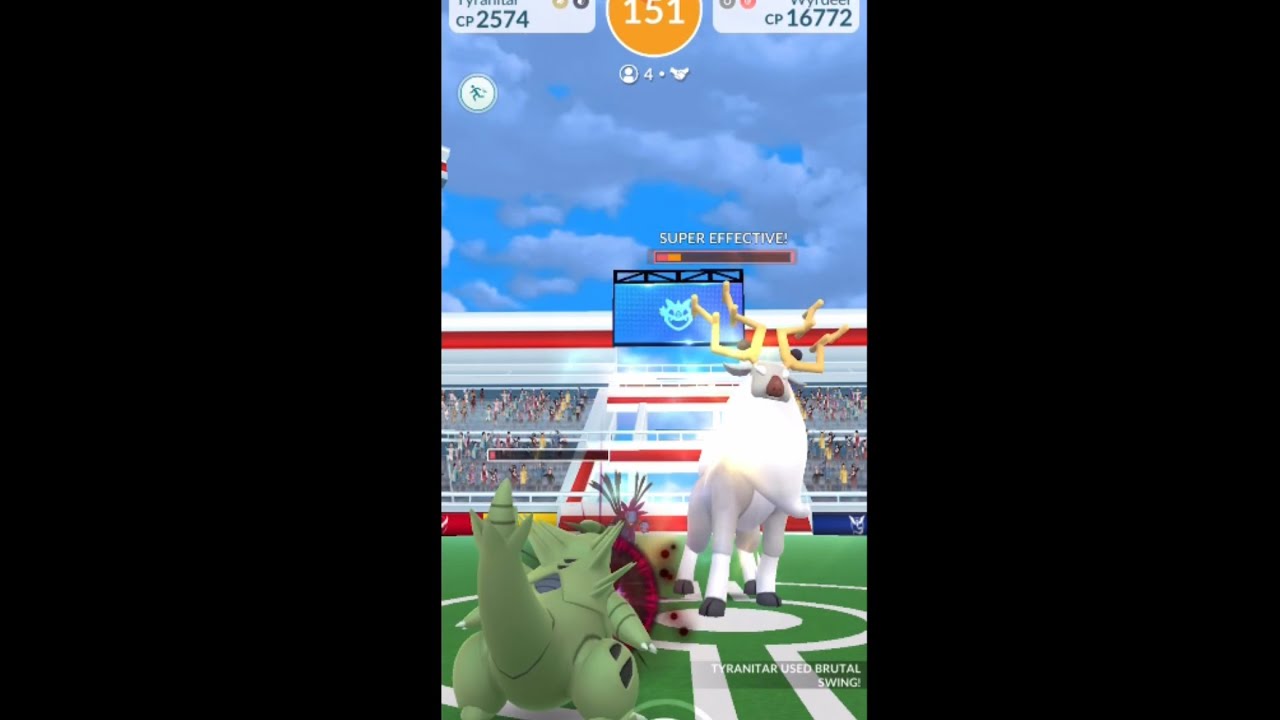 POKÉMON GO RAID | TIER 3 | TEAM | WYRDEER