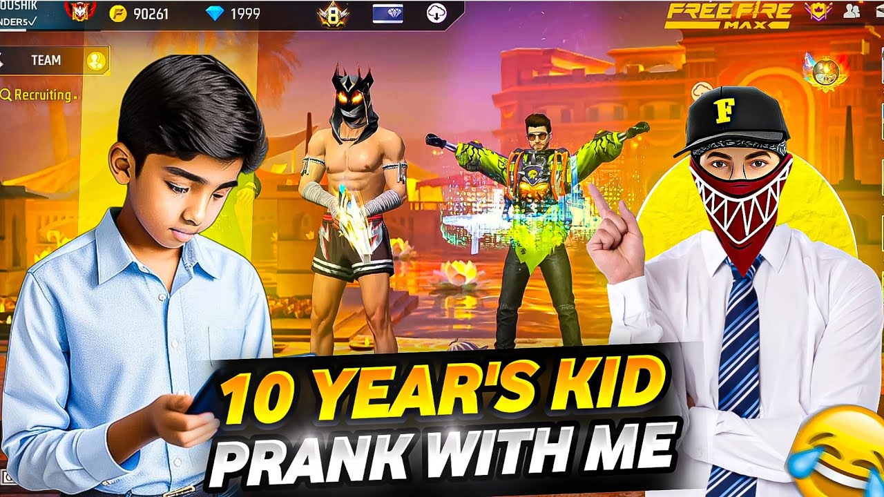 10 YEAR'S OLD 🤣 KID PRANK 🤬 WITH ME!