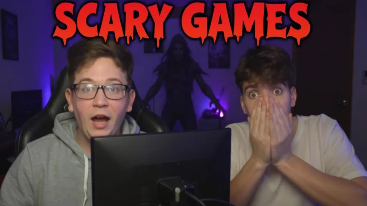 SCARY GAMES STREAM FUNNY MOMENTS