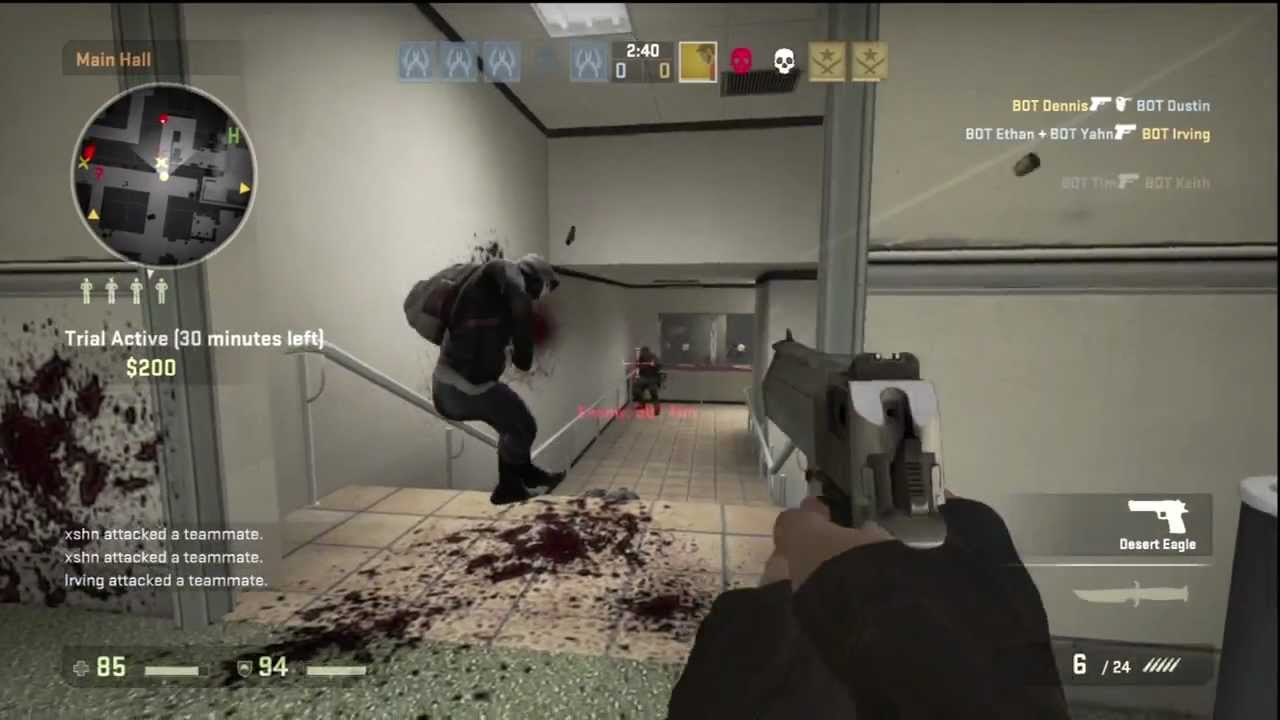 Counter Strike: GO Office Hostage Gameplay (Xbox360)