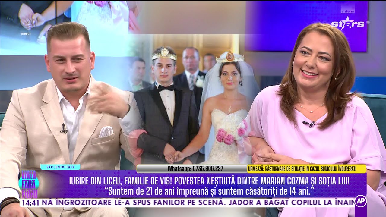 MARIAN COZMA ȘI OLIMPIA, DECLARAȚII DIN INTIMITATE! „M-a prins și n-am știut de ea 1 an”