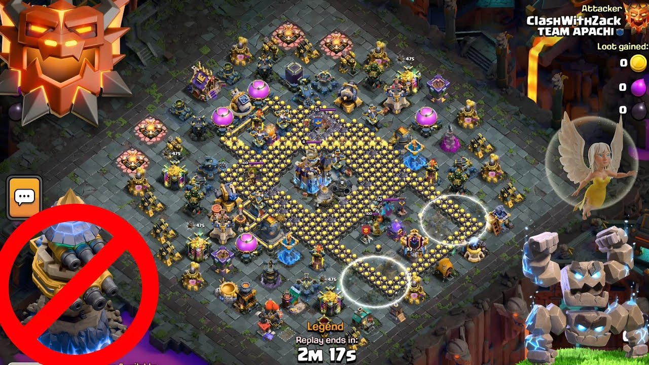 NEW TH18 Meta Attack 🔥 Meteor Golem + Totem Spell Ranked Strategy | Clash of Clans