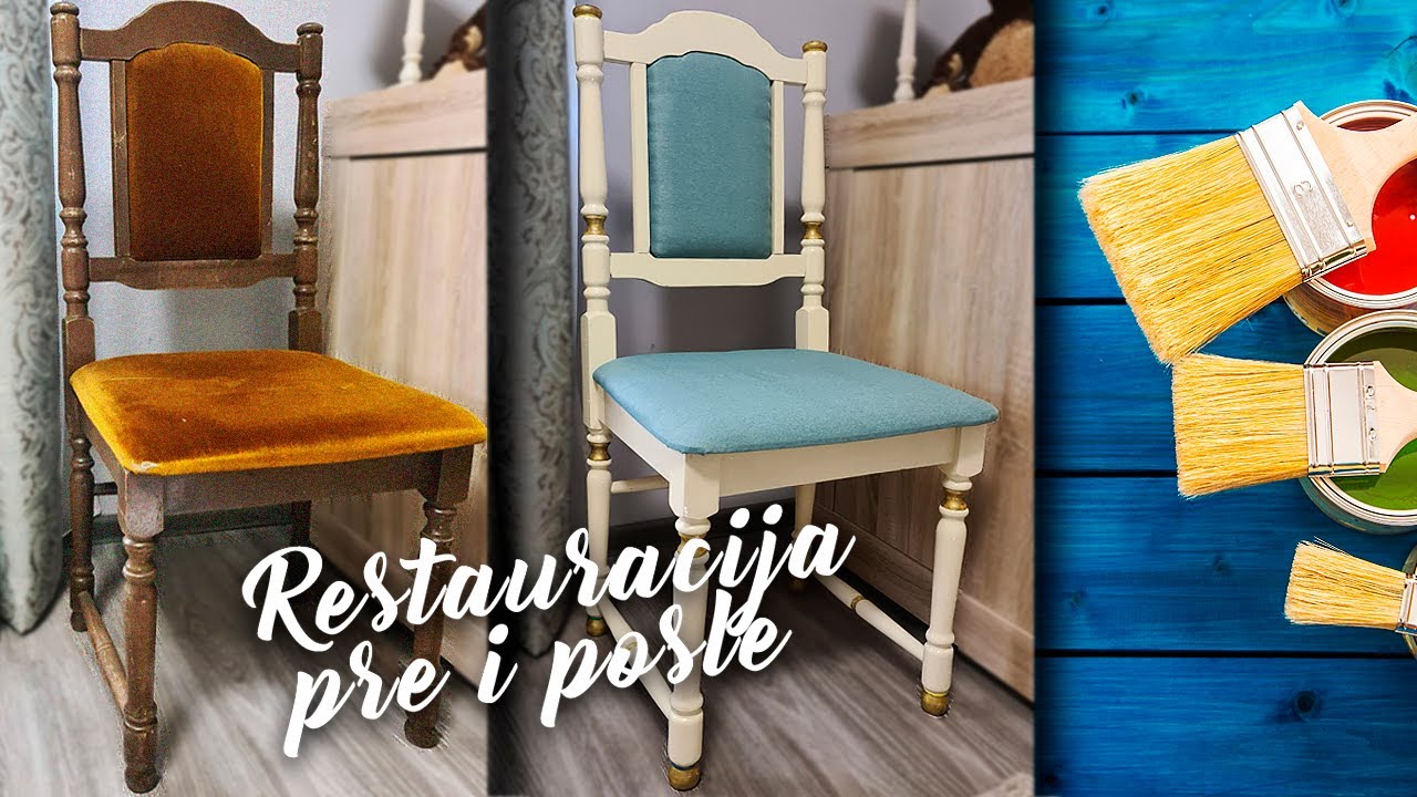 Restauracija stare stolice. Tri dana za tri minuta!