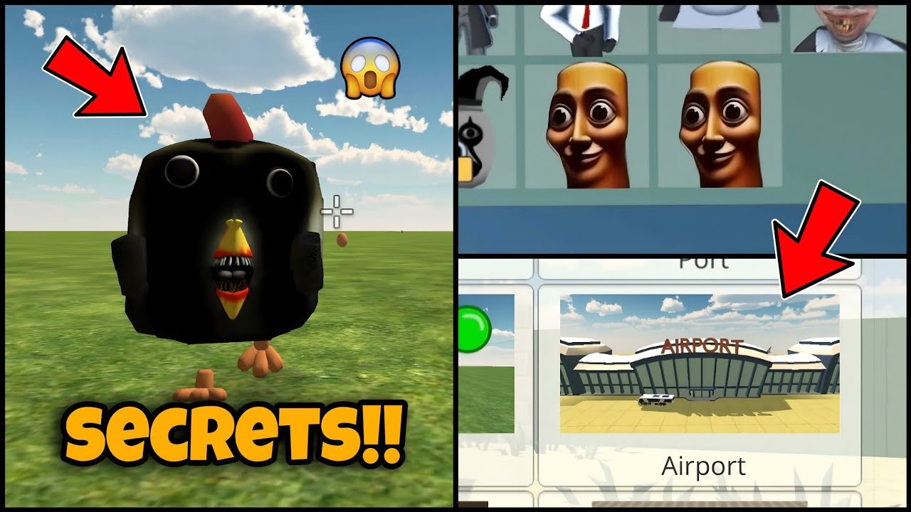 😱 CHICKEN GUN PRIVATE EASTER EGGS AND SECRETS THAT YOU SHOULD KNOW!