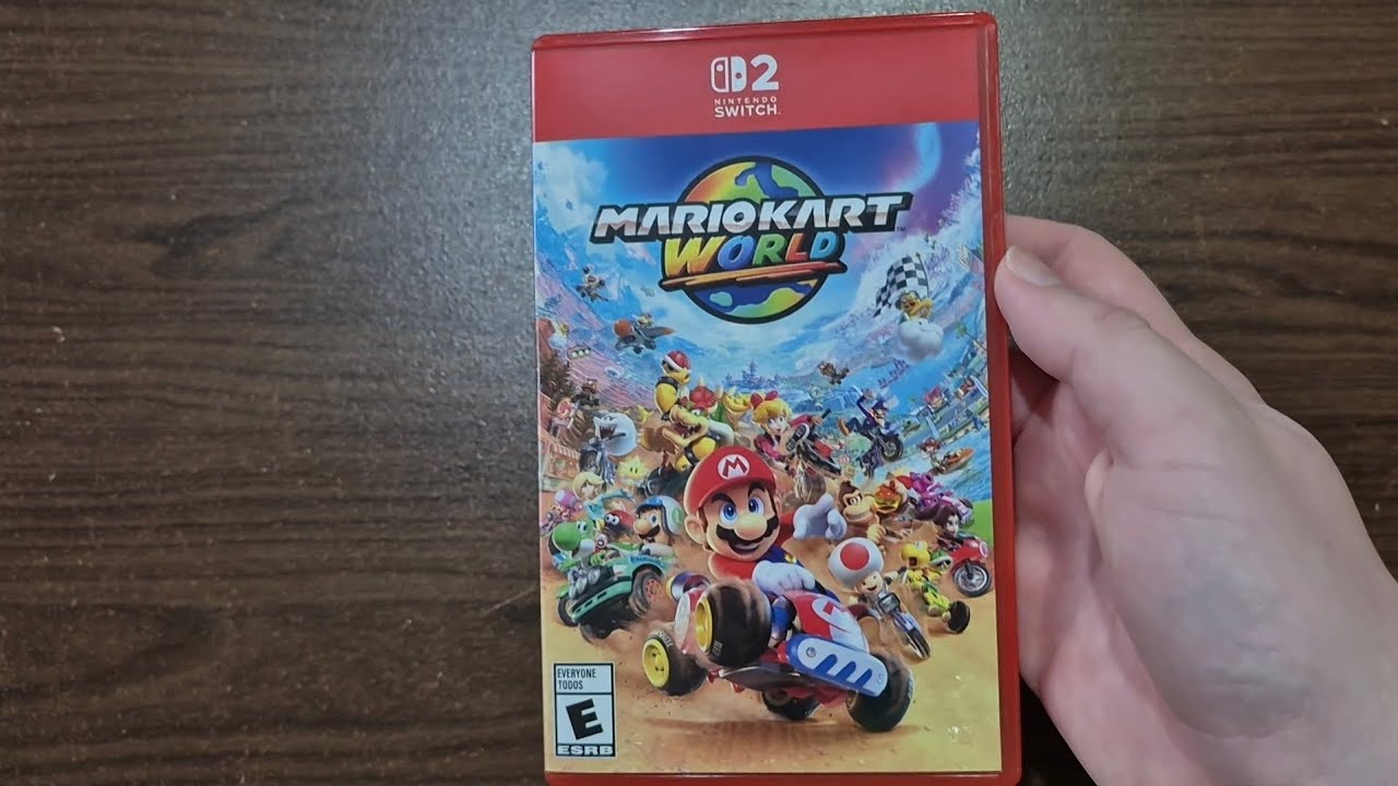 Mario Kart World unboxing