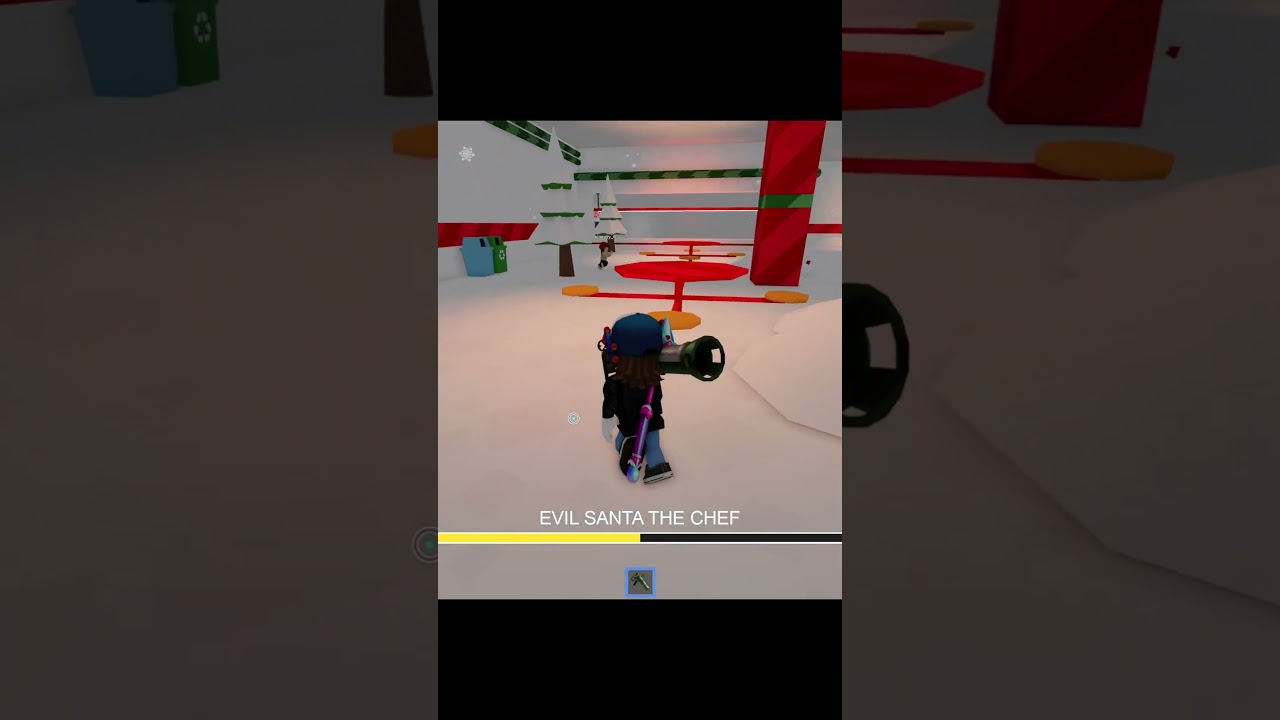 SNOWMAN BARRY'S PRISON RUN! #roblox #barrysprisonrun  #littleshooter