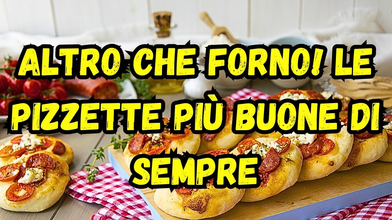 Pizzette Fatte in Casa Soffici e Veloci | Più Buone di Quelle del Forno