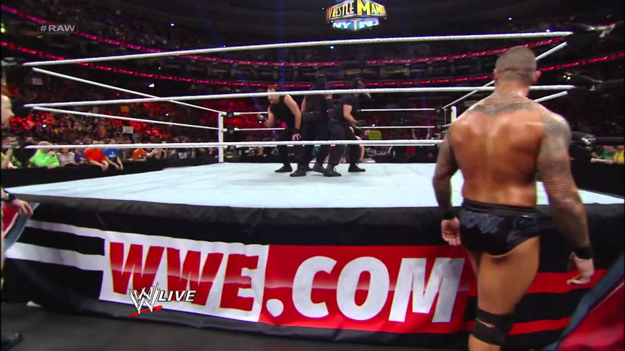 Зак Райдер, Джастин Гэбриел и Великий Кали против Щита: Raw, 25 марта 2013 г.