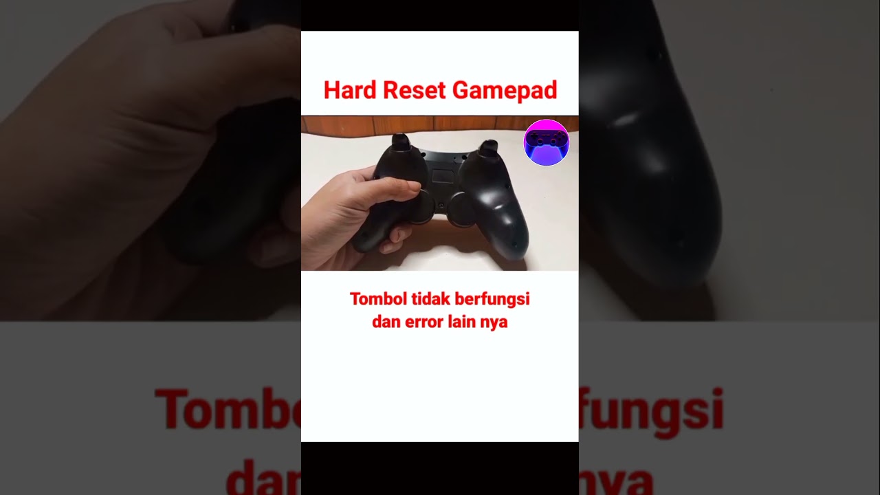 Cara Hard Reset Gamepad Tombol Tidak Berfungsi dan Error #gamepad #gamepadx3