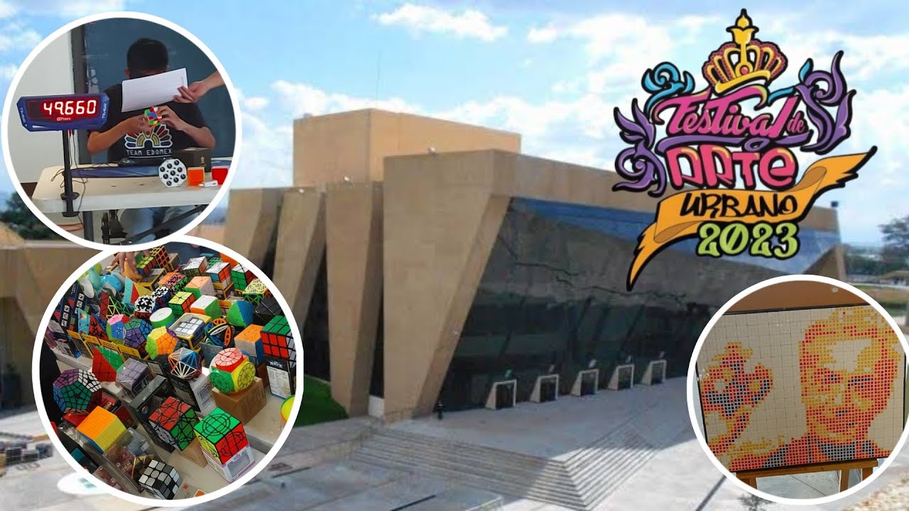 Evento del CUBO RUBIK en el Centro Cultural Mexiquense Bicentenario #FestivalDeArteUrbano