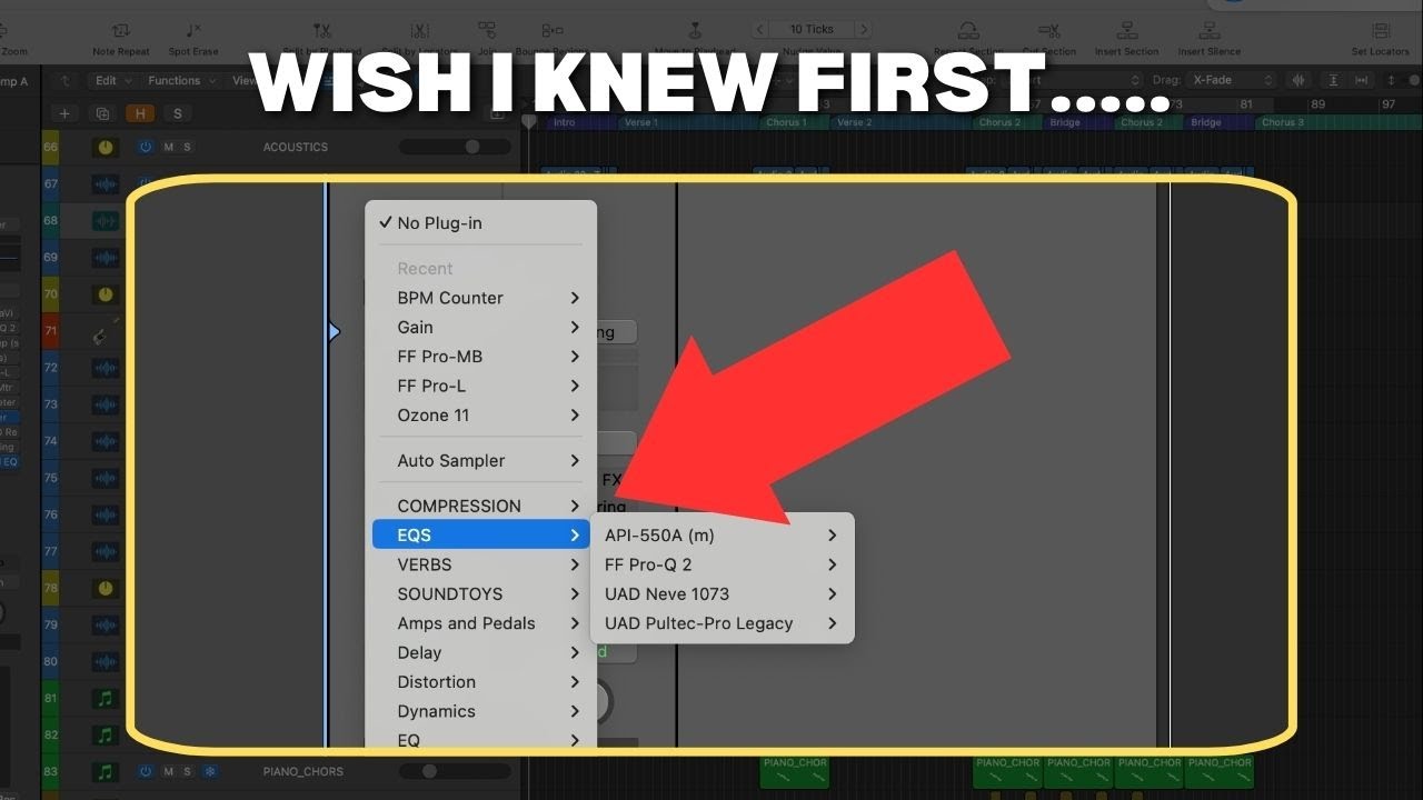 50 простых приемов Logic Pro за 522 секунды