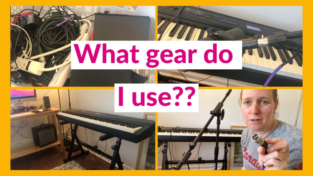 Online Piano and Voice Lessons Studio Set Up and Gear - What Do I use???