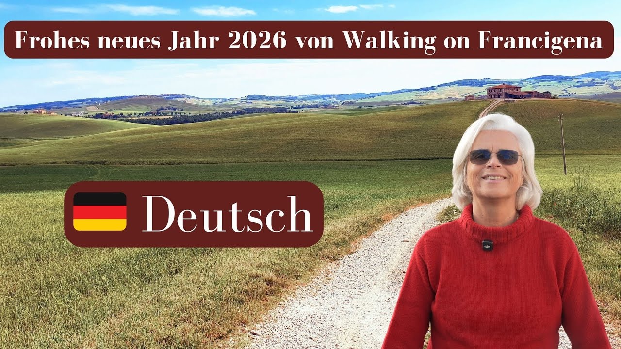 Frohes neues Jahr 2026 von Walking on Francigena