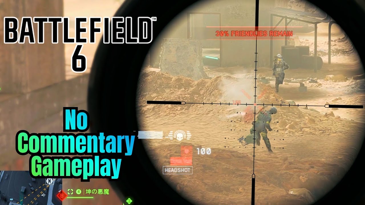 SV-98 Sniper Control on NEW SOBEK CITY | Battlefield 6 Conquest Gameplay (No Commentary)