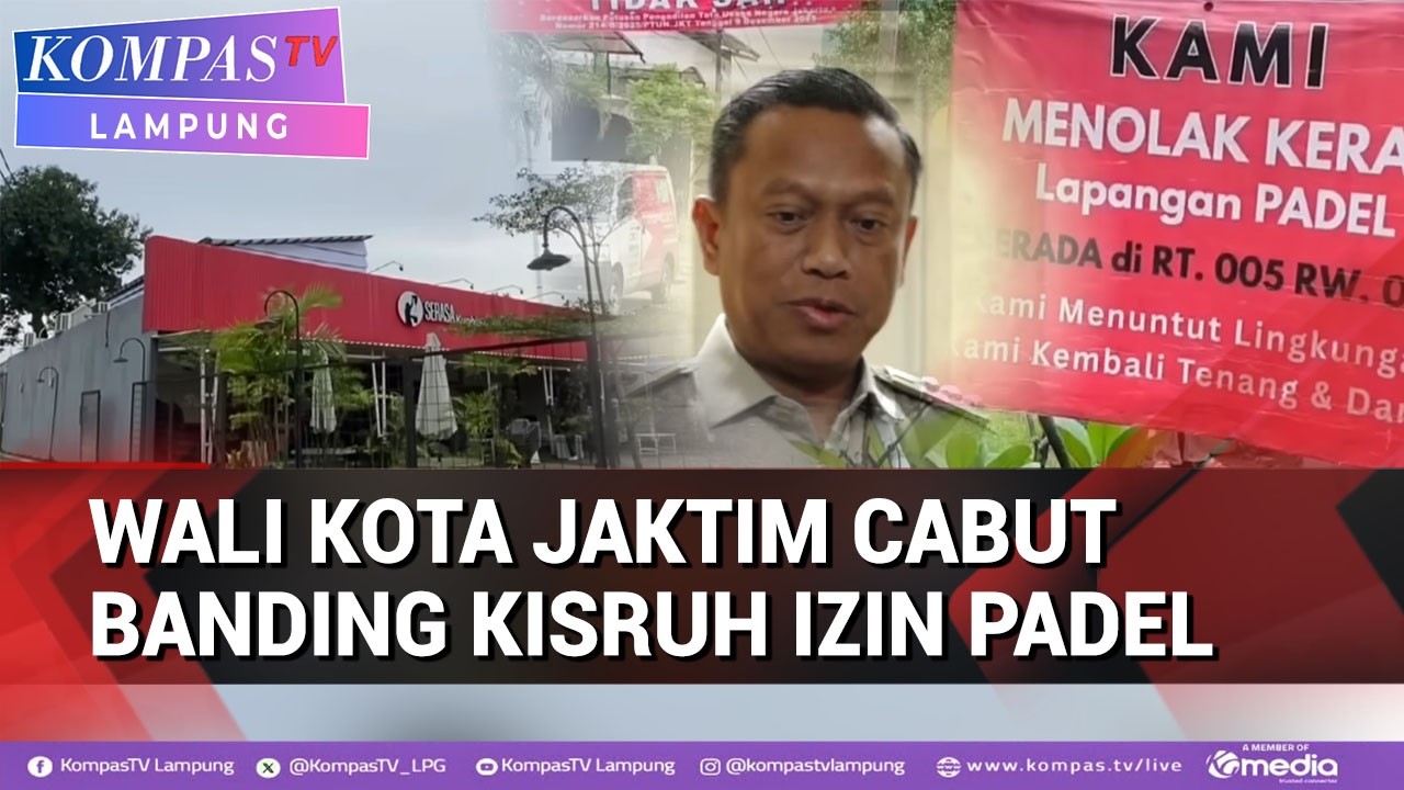 Wali Kota Jaktim Cabut Banding Putusan PTUN soal Kisruh Izin Lapangan Padel