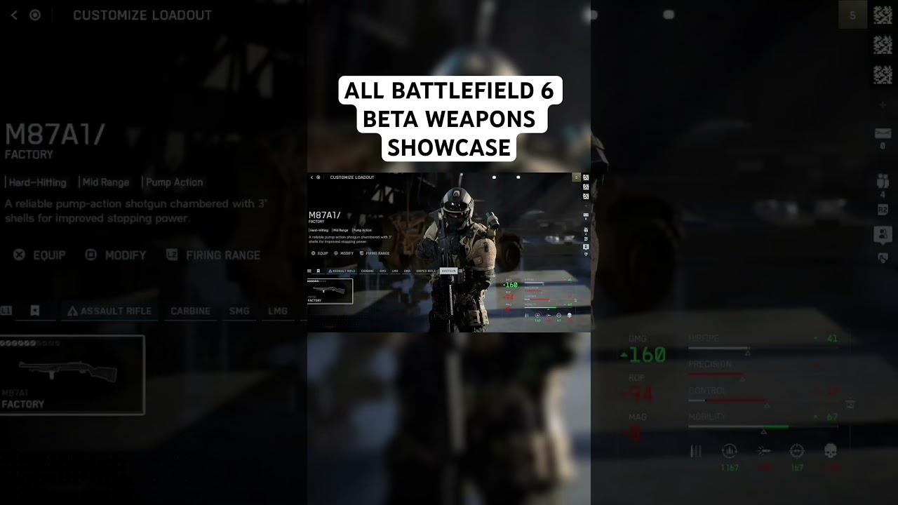 NEW Battlefield 6 Beta Weapons Revealed - BF6 Beta Weapons Showcase 