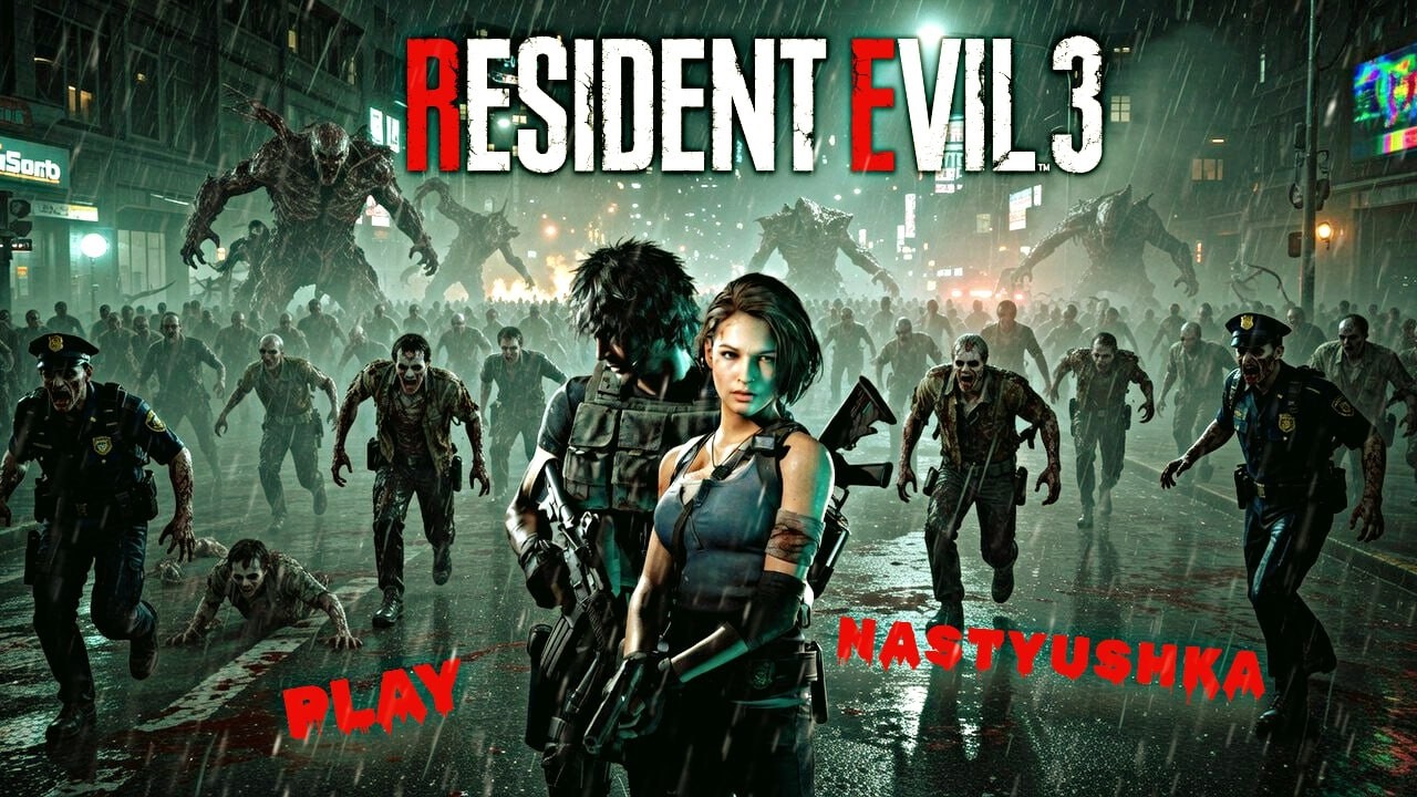Resident Evil 3 Remake. Прохождение на Русском языке.  #1 Игра на PS4