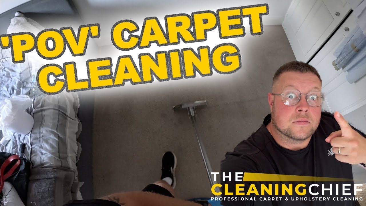 POV CARPET CLEANING !! | THE CLEANING CHIEF | #asmrcleaning