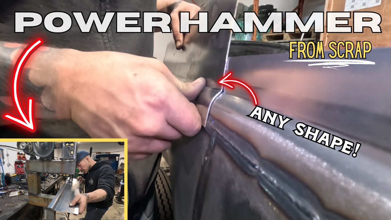 How To Make Profile Dies For Any Bodyline - Home Made Metal Shaping Power Hammer/Pullmax